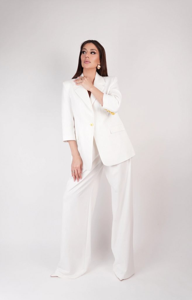 SINGLE-BREASTED BLAZER SET