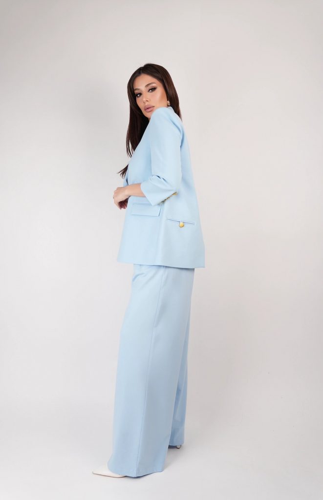 SINGLE-BREASTED BLAZER SET
