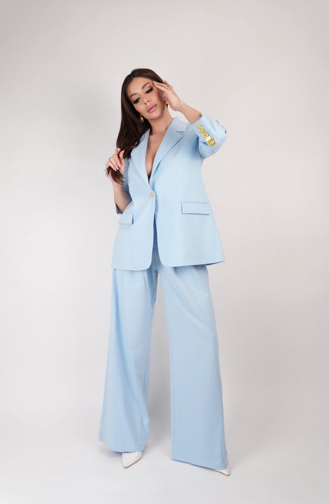 SINGLE-BREASTED BLAZER SET