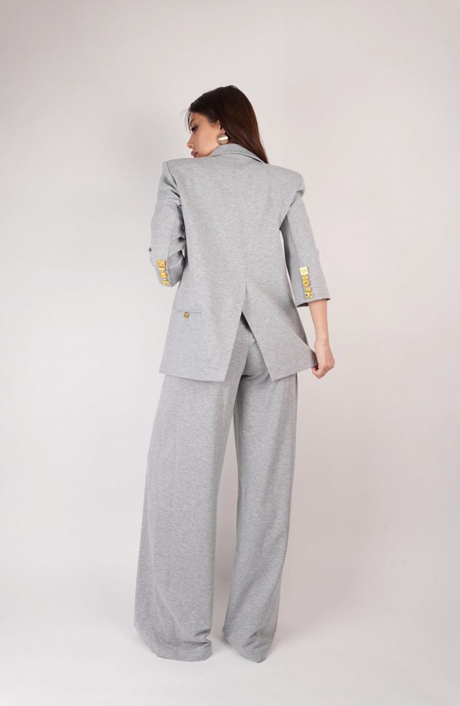 SINGLE-BREASTED BLAZER SET