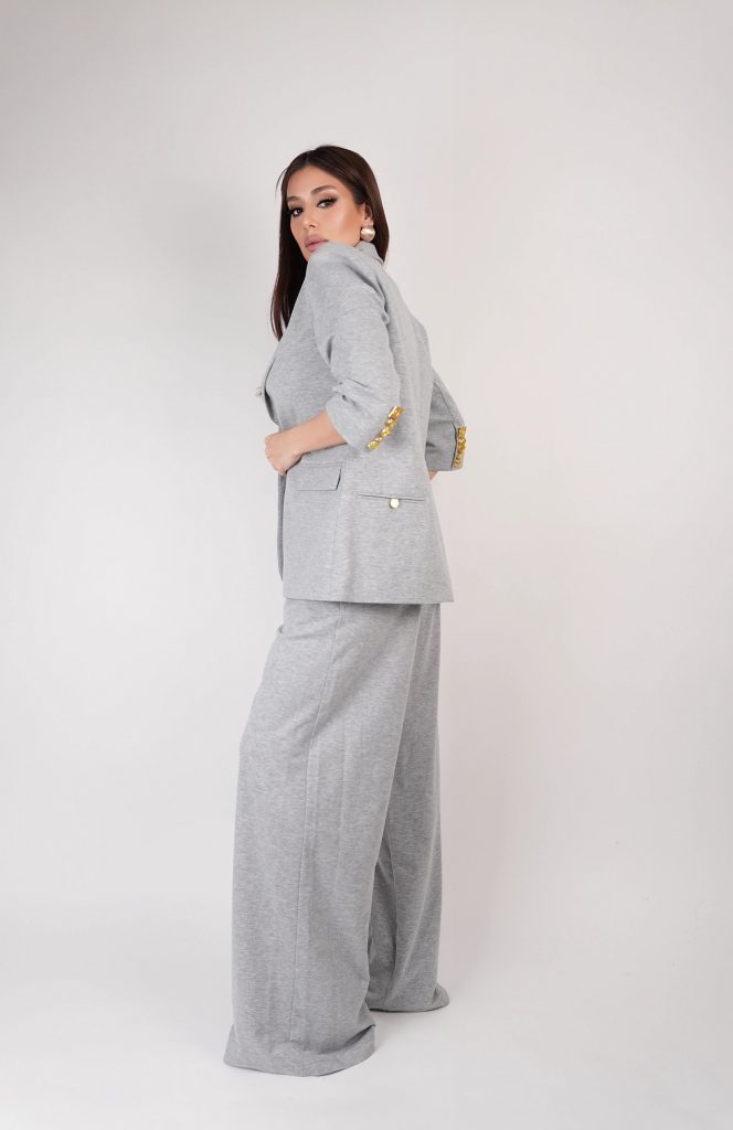 SINGLE-BREASTED BLAZER SET