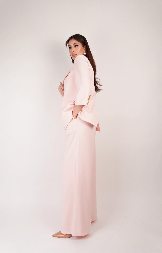 SINGLE-BREASTED BLAZER SET
