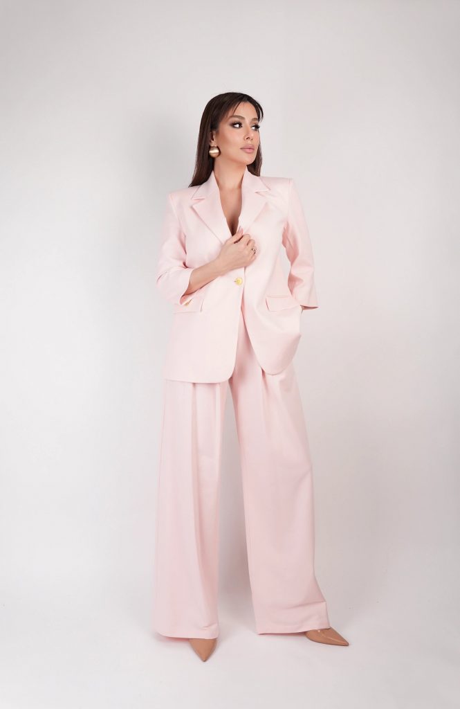 SINGLE-BREASTED BLAZER SET