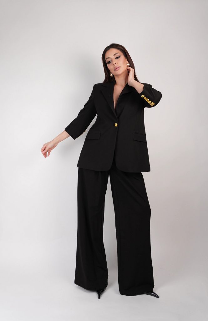 SINGLE-BREASTED BLAZER SET