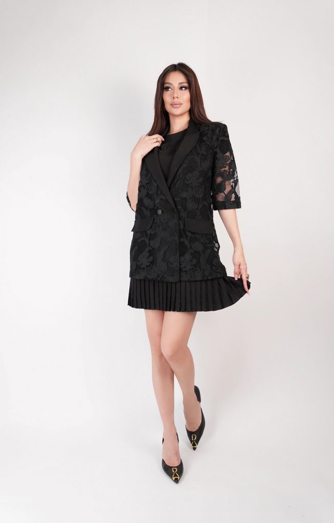 LACE JACKET DRESS SET
