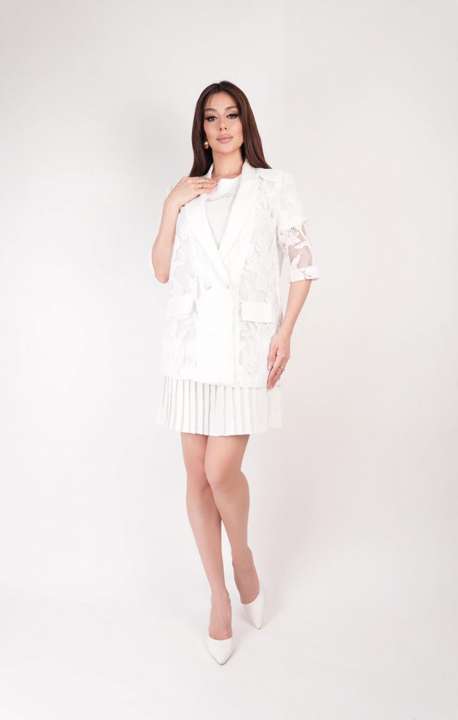 LACE JACKET DRESS SET