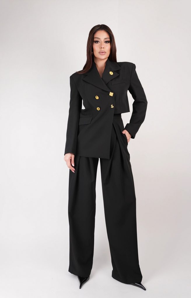 CUT-OUT BLAZER SET