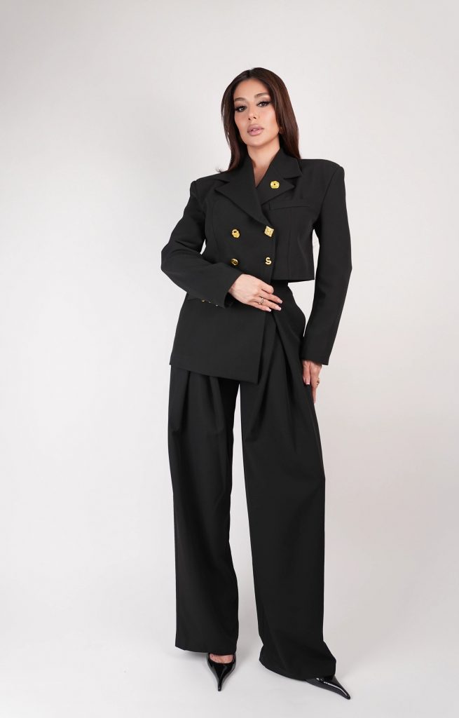 CUT-OUT BLAZER SET
