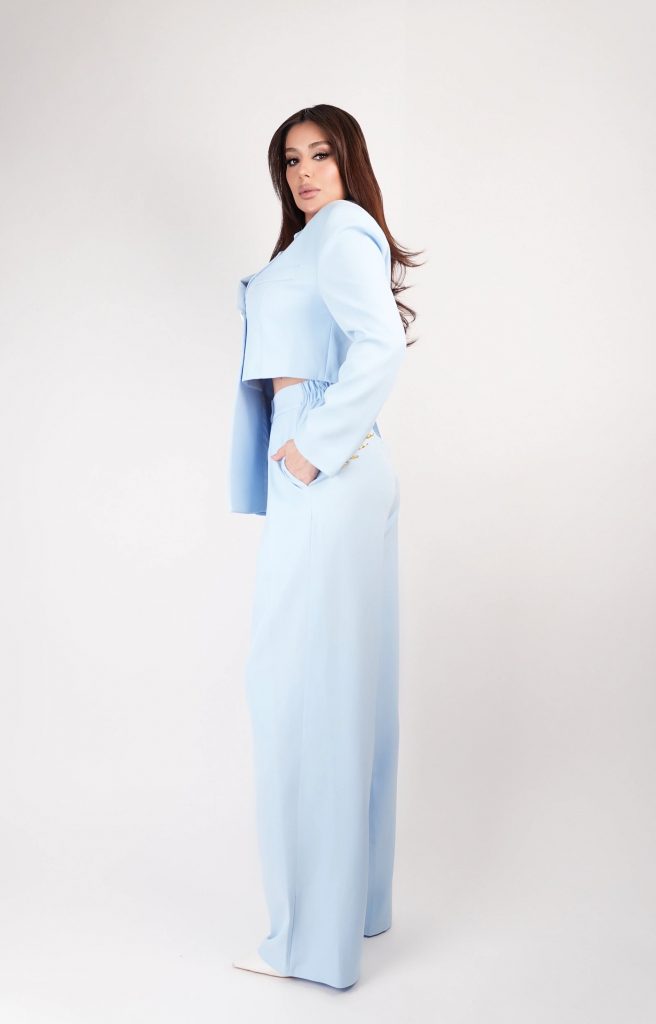 CUT-OUT BLAZER SET