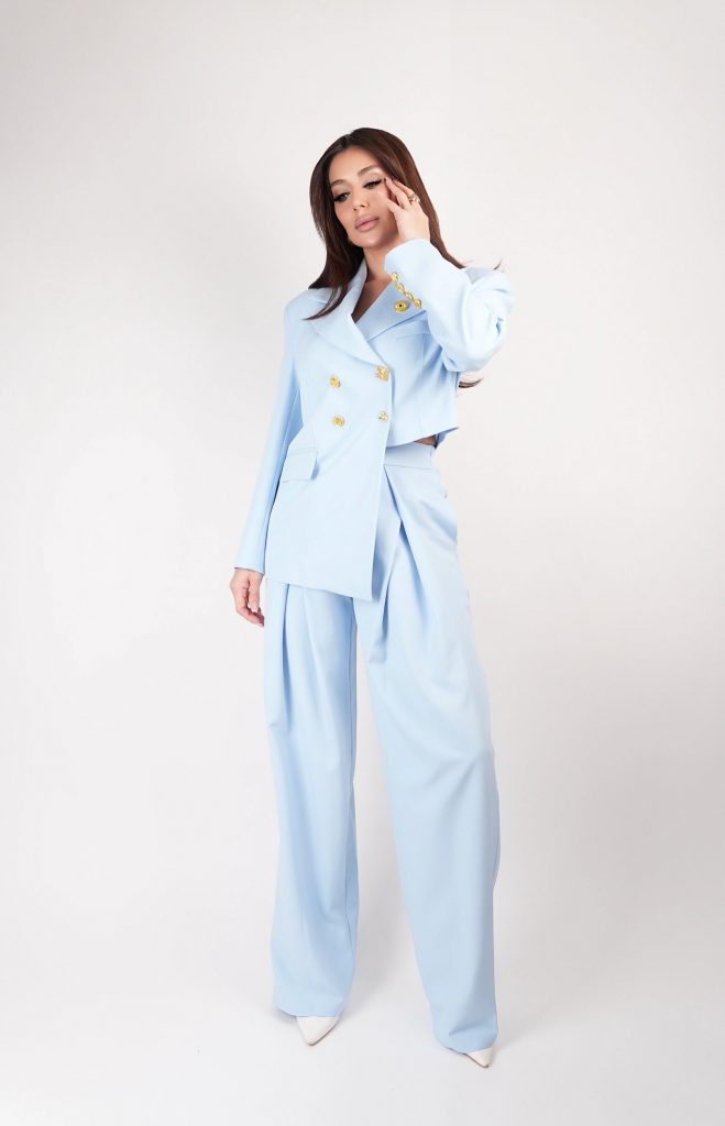 CUT-OUT BLAZER SET