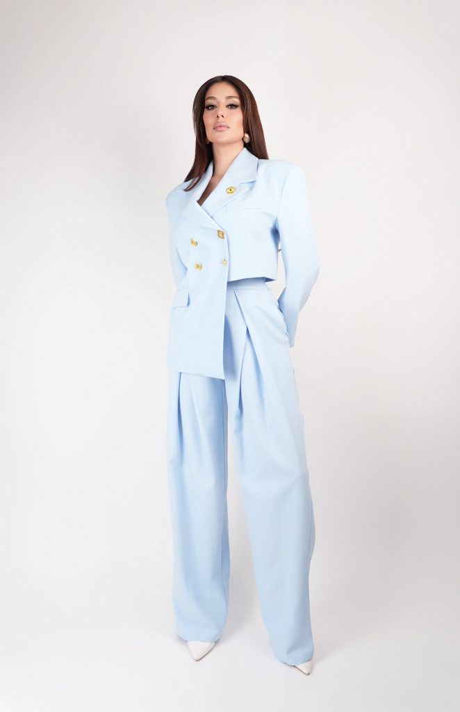 CUT-OUT BLAZER SET