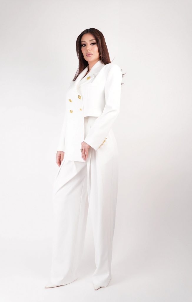 CUT-OUT BLAZER SET