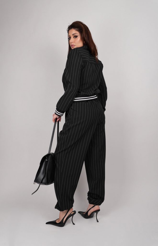 CONTRAST-SHIRT CULOTTE SET