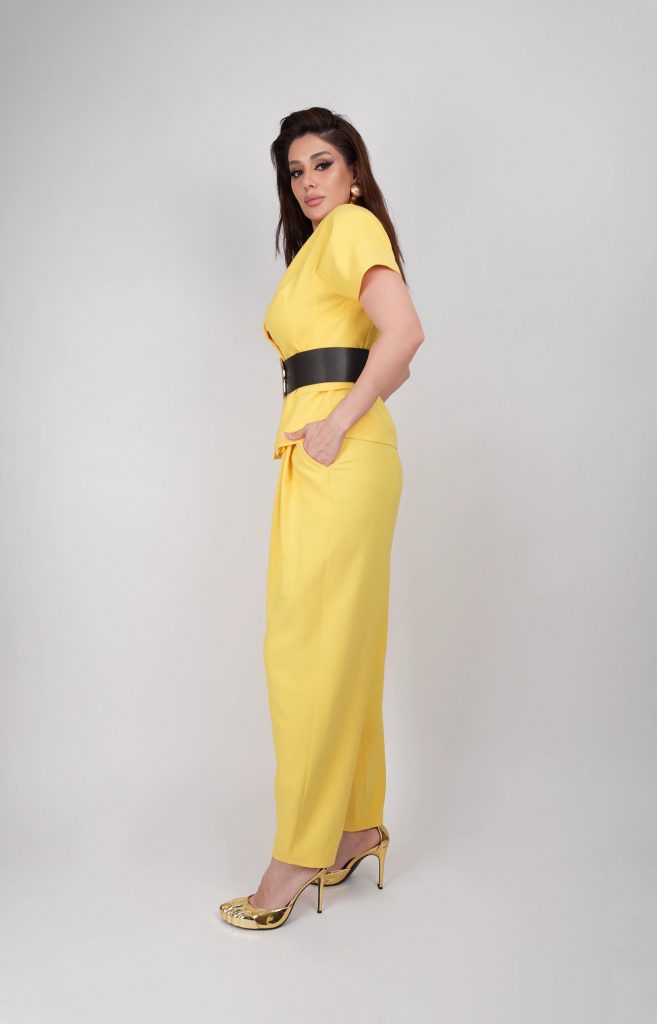 BELTED SHORT-SLEEVE SET
