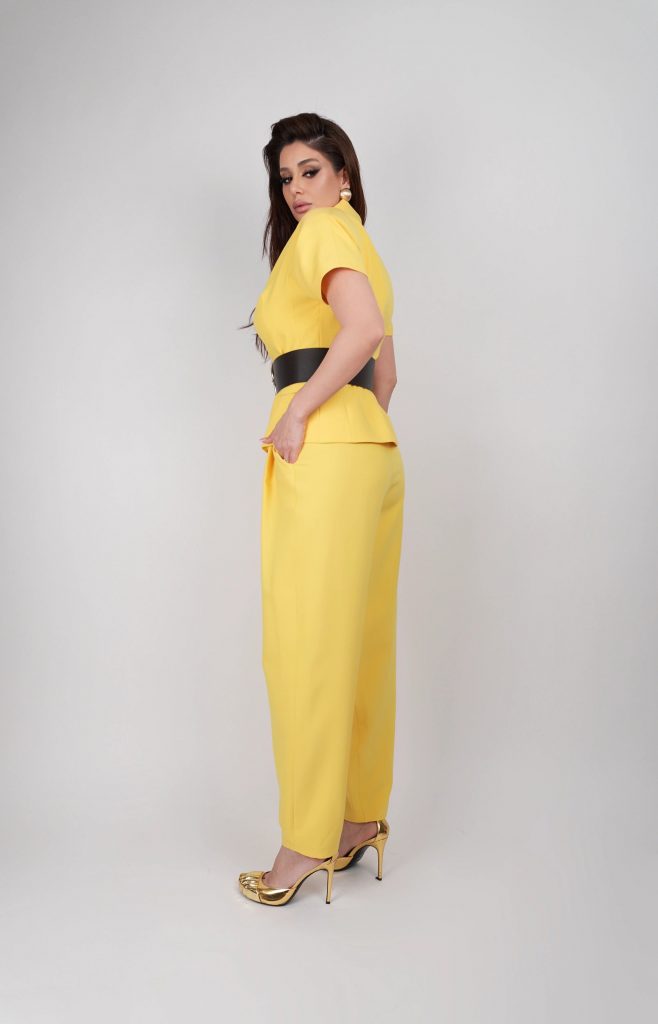 BELTED SHORT-SLEEVE SET