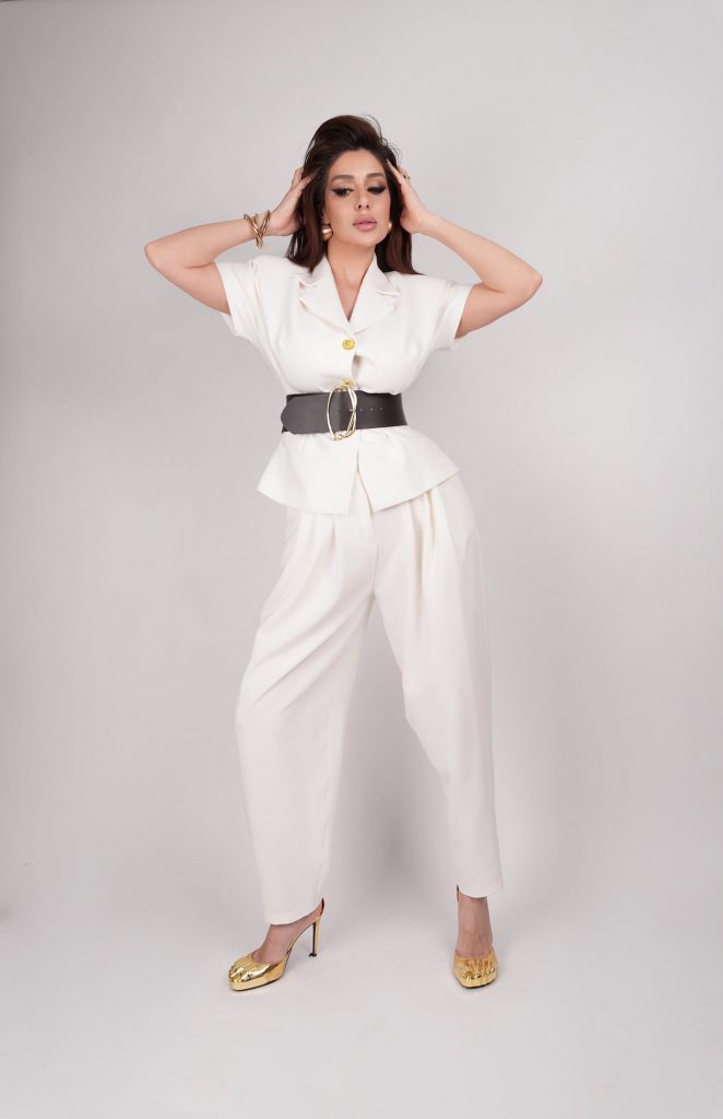 BELTED SHORT-SLEEVE SET