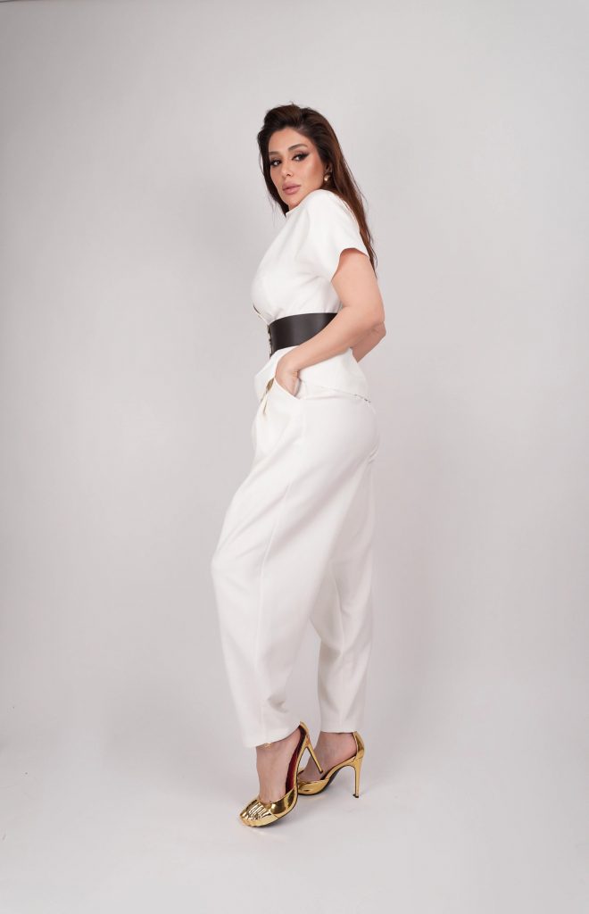 BELTED SHORT-SLEEVE SET