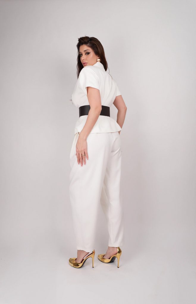BELTED SHORT-SLEEVE SET