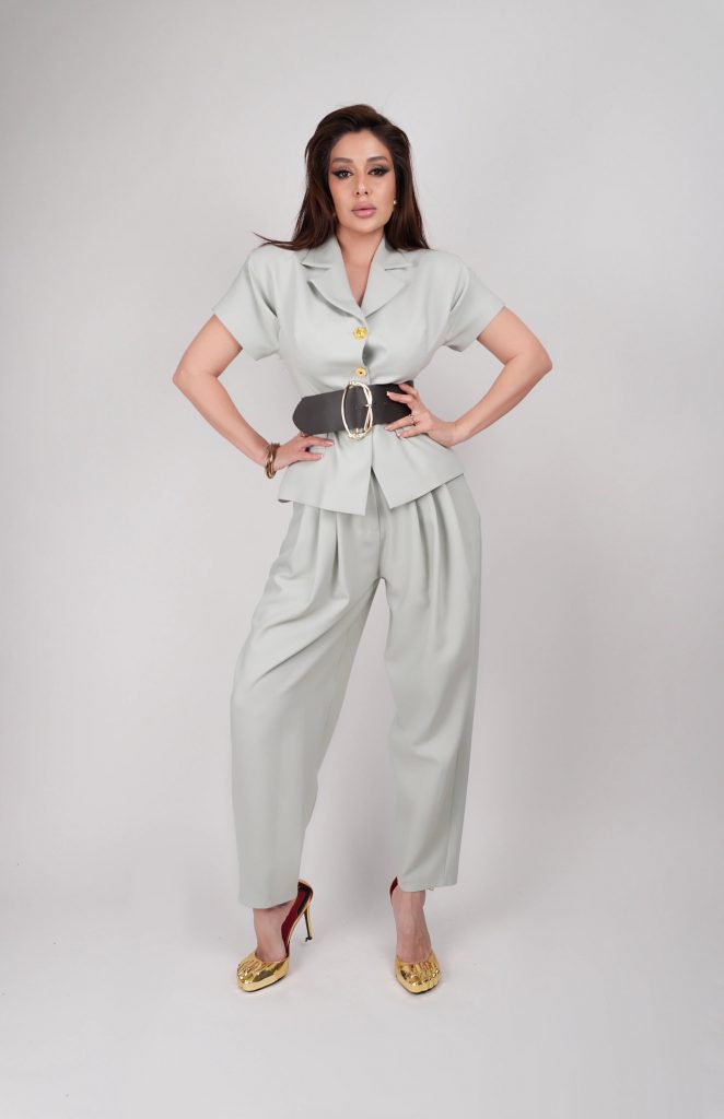 BELTED SHORT-SLEEVE SET