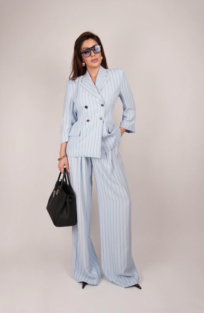 PINSTRIPE BLAZER SET