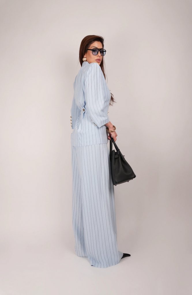 PINSTRIPE BLAZER SET