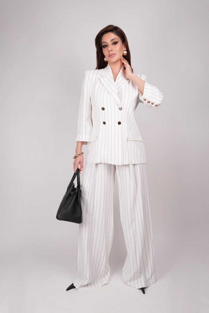 PINSTRIPE BLAZER SET