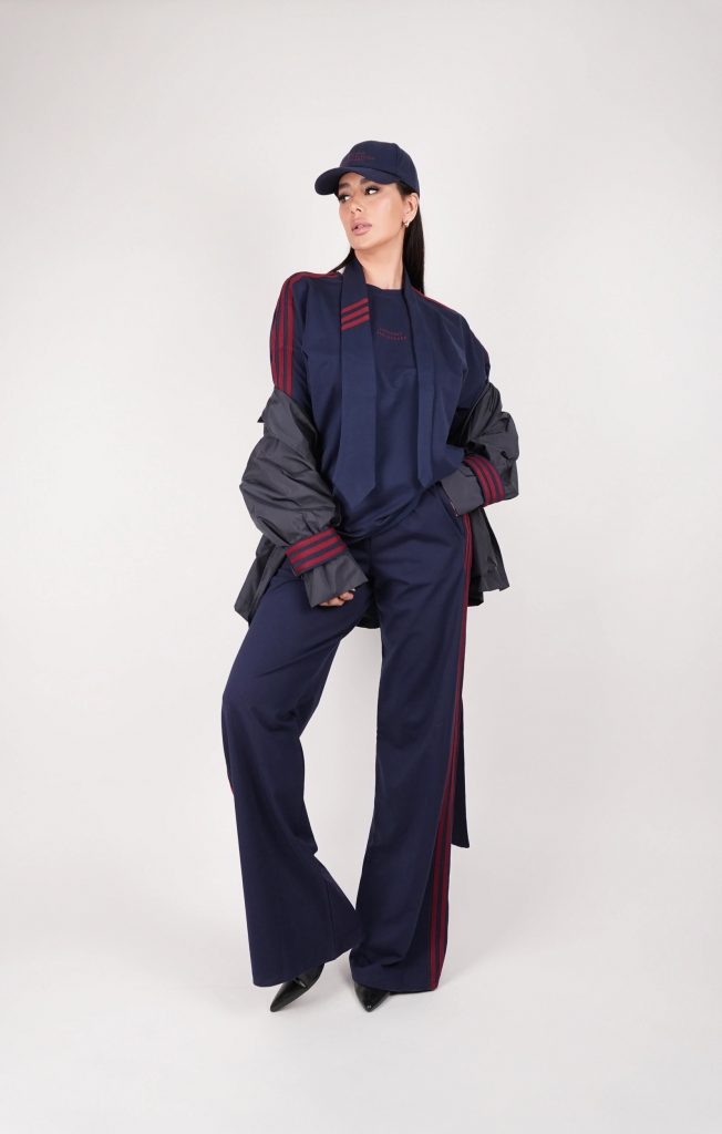 SPORTY BELTED JACKET SET