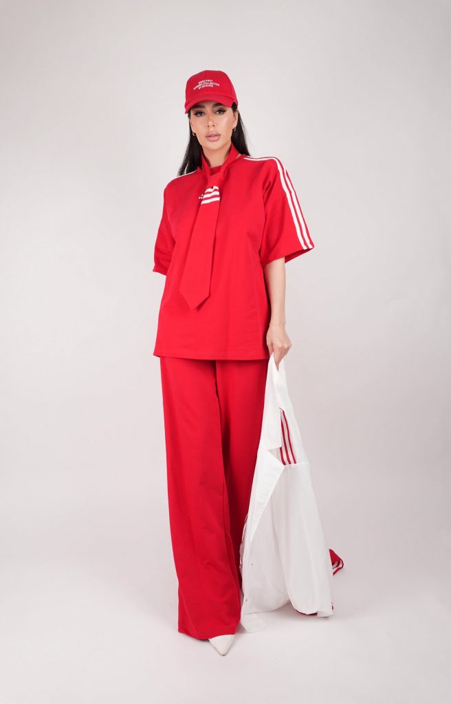 SPORTY BELTED JACKET SET