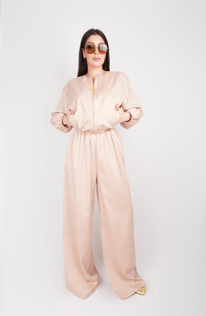 ZIP-FRONT JUMPSUIT
