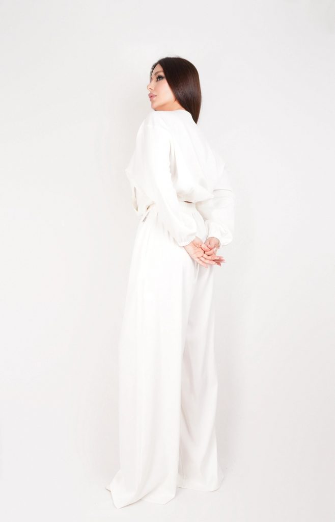 ZIP-FRONT JUMPSUIT