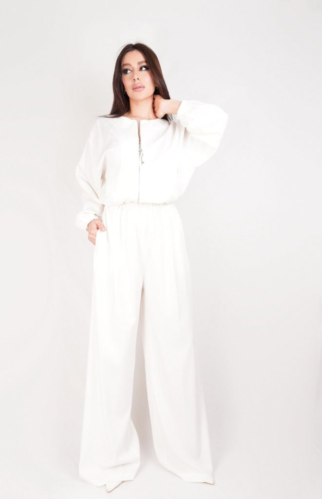 ZIP-FRONT JUMPSUIT