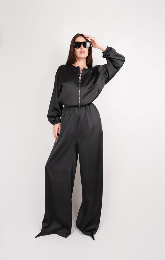 ZIP-FRONT JUMPSUIT