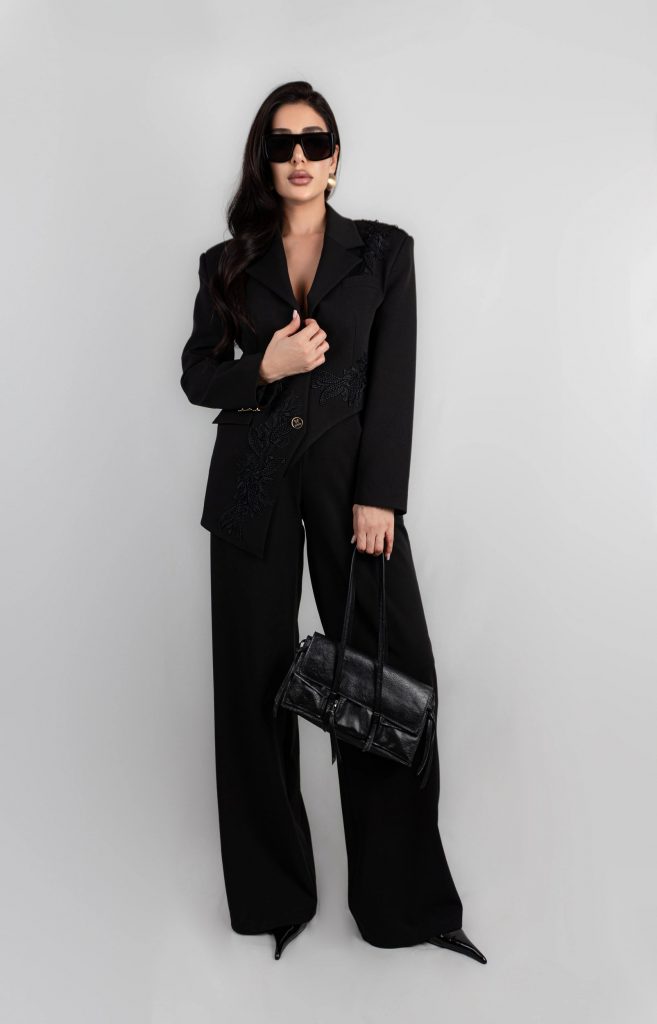 EMBELLISHED BLAZER SET