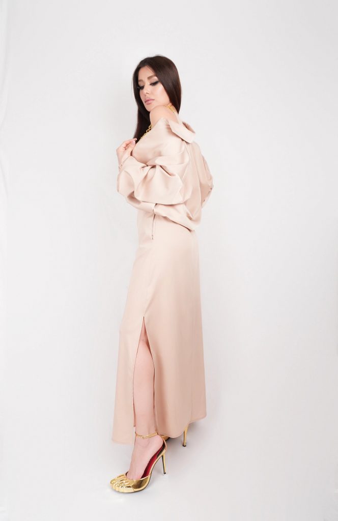 CHAIN-STRAP MAXI DRESS SET