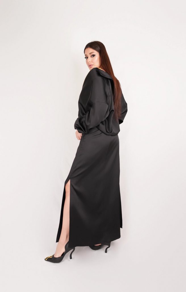 CHAIN-STRAP MAXI DRESS SET