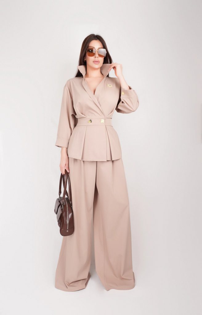 WAIST-DETAIL TWO-PIECE SET