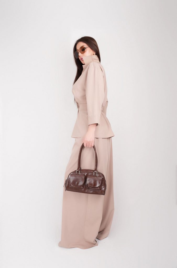 WAIST-DETAIL TWO-PIECE SET