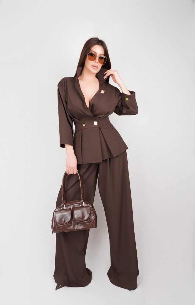 WAIST-DETAIL TWO-PIECE SET