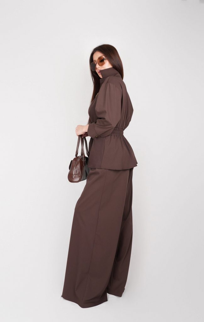 WAIST-DETAIL TWO-PIECE SET