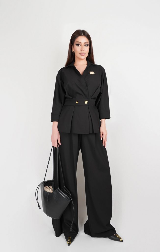 WAIST-DETAIL TWO-PIECE SET