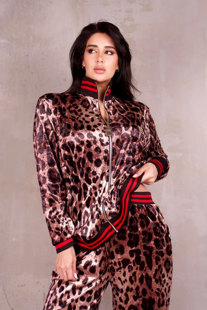 LEOPARD-PRINT TRACKSUIT SET - Leopard, Photo 2