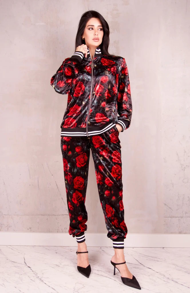 ROSE-PRINT TRACKSUIT SET - Digital, Photo 1